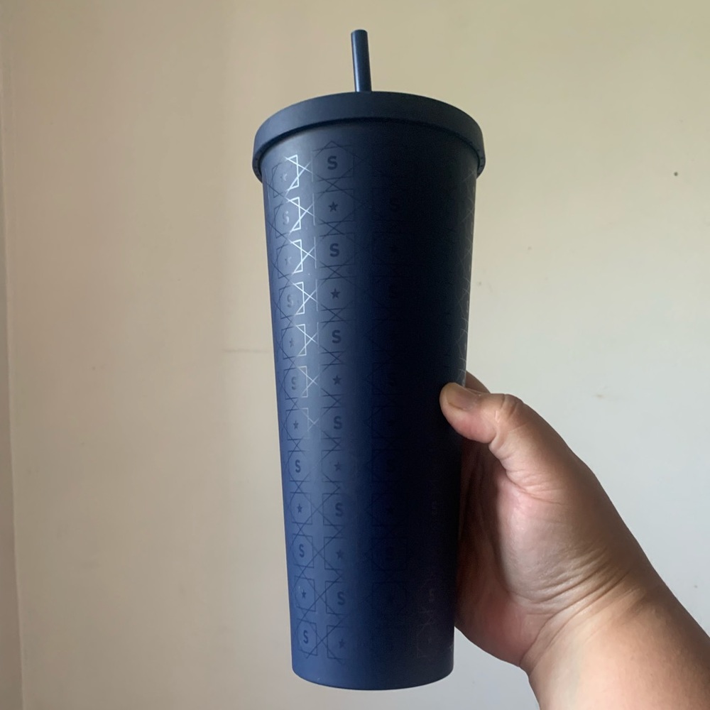 Starbucks matte navy blue cold cup venti tumbler